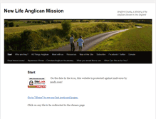 Tablet Screenshot of newlifeanglican.org